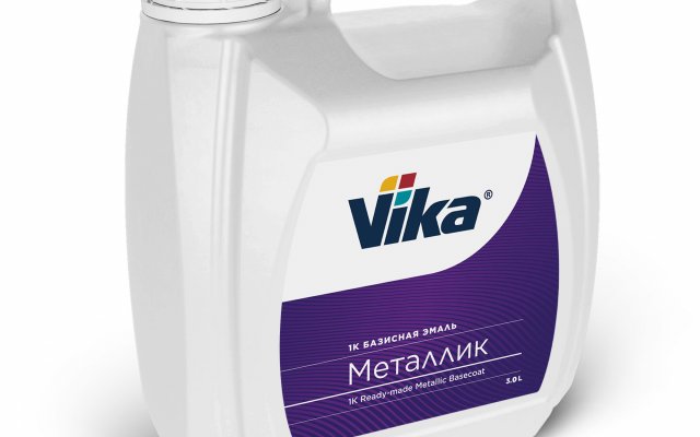 VIKA-металлик – в новой фасовке 2,7 кг