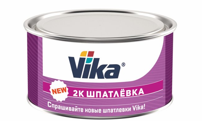 Новые шпатлевки Vika